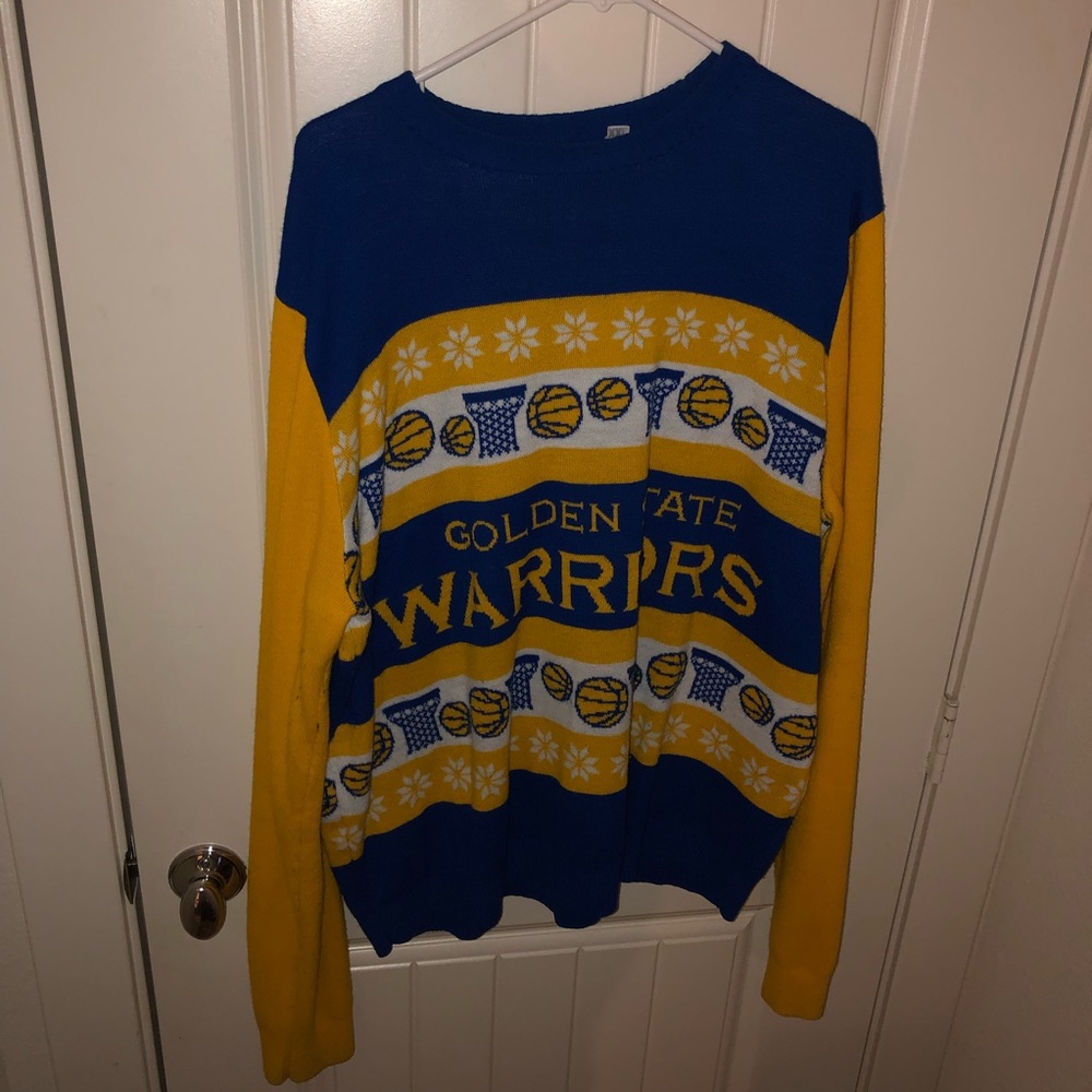 Golden State Warriors Ugly Sweater sz XXL